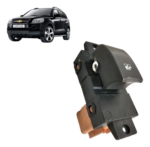 Botão Vidro Traseiro Direito Chevrolet Captiva 2008 2017 Oem