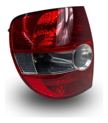 Lanterna Traseira Esquerda Volkswagen Crossfox 2008 2009 Esquerdo/motorista Vermelho - Imagem 2
