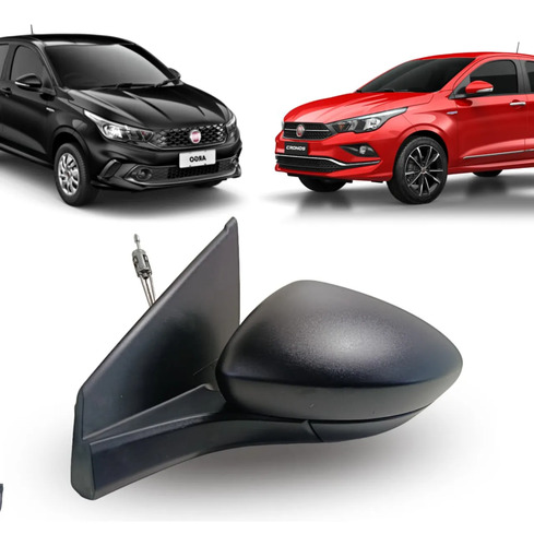 Retrovisor Fiat Argo Cronos 2018 2019 2020 Manual Original