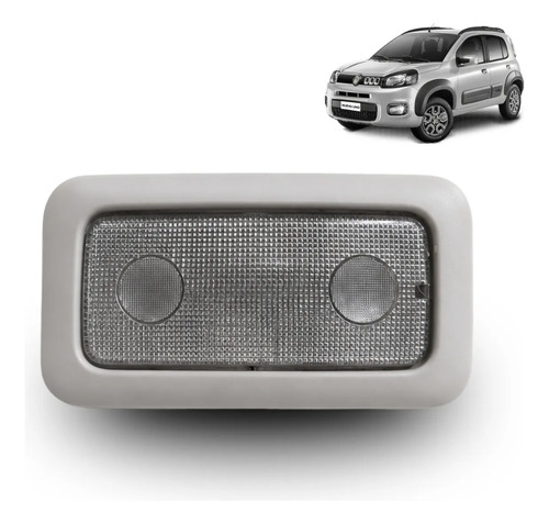 Lanterna Teto Central Fiat Uno Vivace Bege - Imagem 1