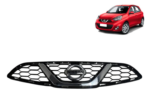 Grade Parachoque Dianteiro Nissan March 2015 A 2020 - Imagem 1