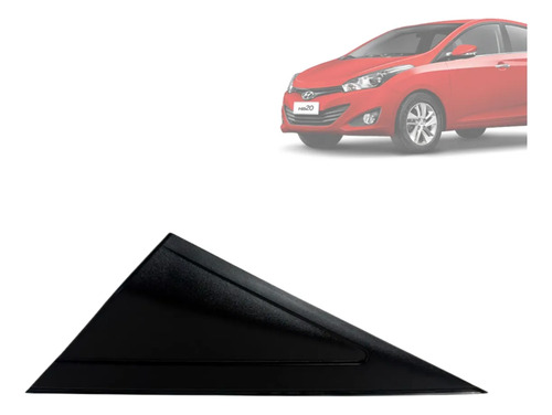 Moldura Externa Retrovisor Esquerdo Hyundai Hb20 2012 2019