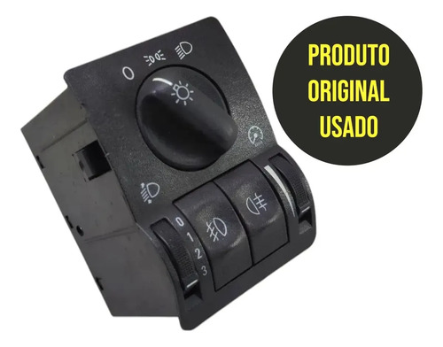 Chave Interruptor Luz Milha Regulagem Farol Gm Zafira - Imagem 2