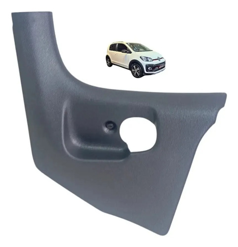 Moldura Acabamento Soleira Dianteira Motorista Vw Up! Tsi Preto