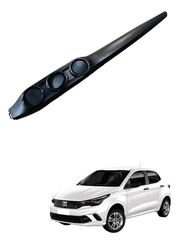 Moldura Difusor Saida De Ar Condicionado Fiat Argo 2018 2024 - Imagem 1