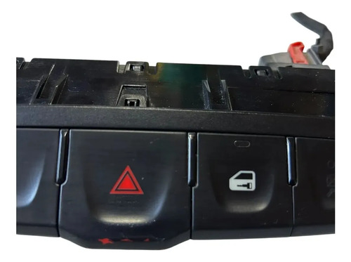 Botao Moldura Alerta Trava Fiat Argo 2018 A 2020 Preto - Imagem 3