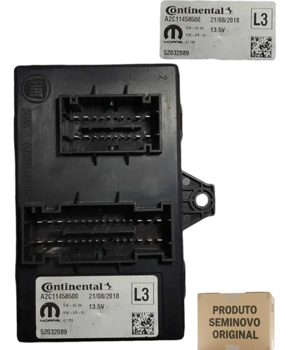 Modulo Conforto Fiat Argo Cronos 52032089 A2c11458500 L3 - Imagem 3