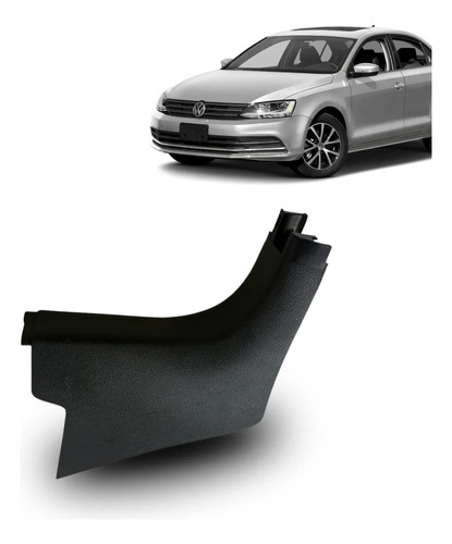 Acabamento Pe Coluna Dianteiro Direito Volkswagen Jetta 2014 - Imagem 1