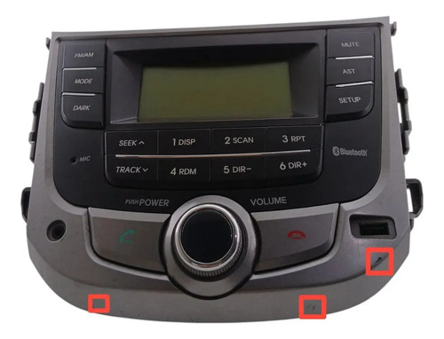 Radio Multimidia Hyundai Hb20 2015 Original Preto - Imagem 6