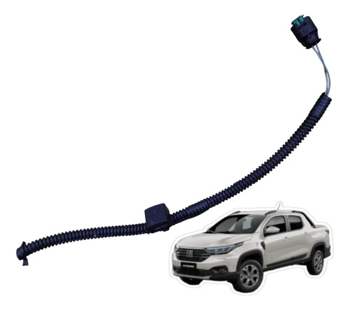 Plug Conector Sensor Abs Traseiro Fiat Strada 2021 - 2026