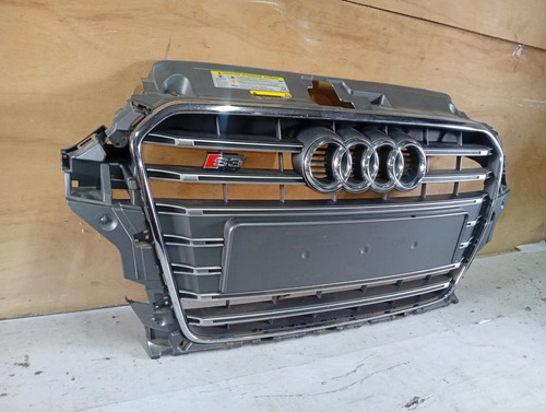 Grade Para-choque Audi S3 2013 A 2015 Prata Original Prateado Brilhante - Imagem 3