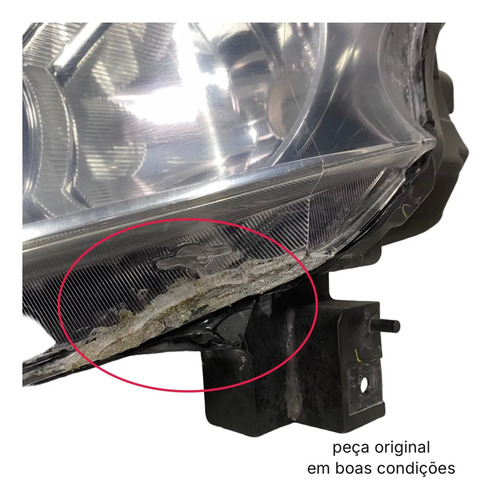 Farol Dianteiro Esquerdo Nissan March 2014 2019 Original Esquerdo/motorista - Imagem 3