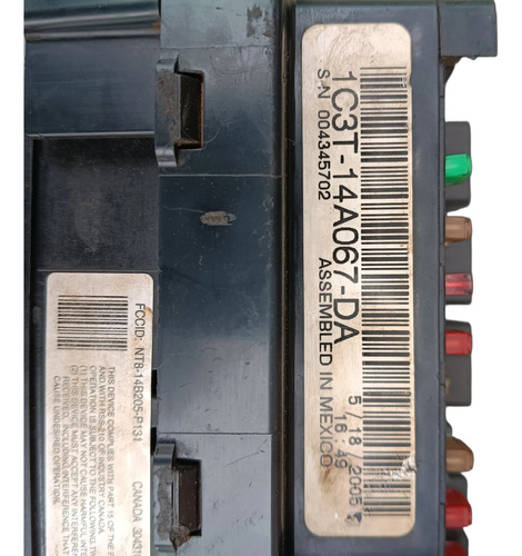 Caixa Fusível E Módulo Conforto F250 F350 1c3t14a067da - Imagem 4