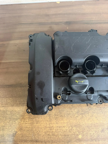 Tampa Comando Valvulas Motor 1.6 16v Thp Turbo C4 C5 208 Preto - Imagem 2