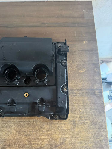 Tampa Comando Valvulas Motor 1.6 16v Thp Turbo C4 C5 208 Preto - Imagem 3