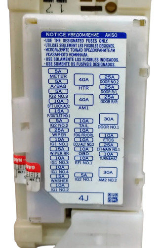 Caixa Fusivel Interna Toyota Hilux 2016-2022 892210kf40 - Imagem 7