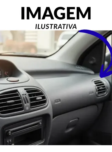 Difusor De Ar Peugeot 206 Lado Direito (cod. 9632184377) Ori - Imagem 5