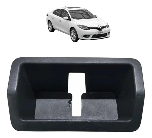 Moldura Painel Renault Fluence 2011 2016 Original Preto
