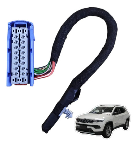 Plug Conector Chicote Porta Traseira Jeep Compass 2022-2026