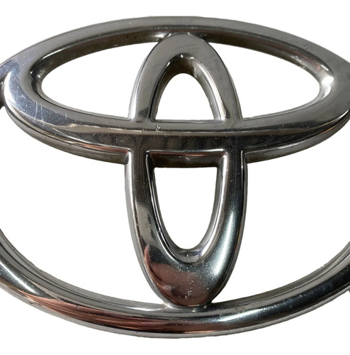 Emblema Grade Dianteira Toyota Hilux 2006 2015 Original Prateado - Imagem 5