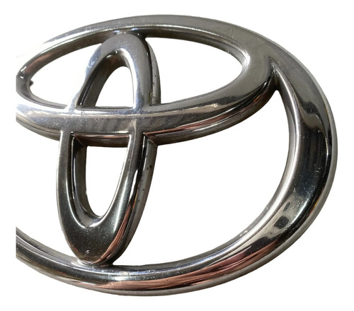 Emblema Grade Dianteira Toyota Hilux 2006 2015 Original Prateado - Imagem 7