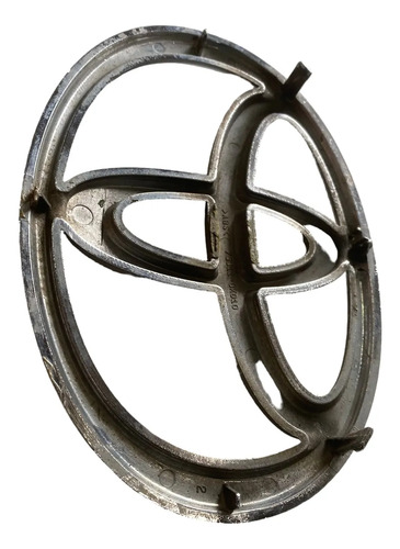 Emblema Grade Dianteira Toyota Hilux 2006 2015 Original Prateado - Imagem 8