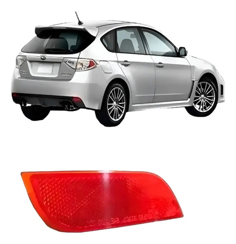 Refletor Olho De Gato Direito Subaru Impreza 2008 2015 Oem Vermelho