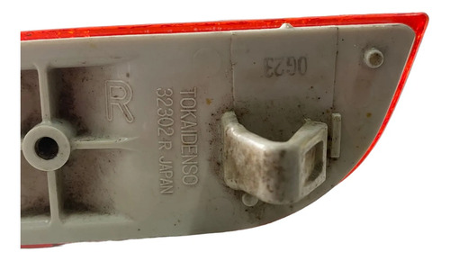Refletor Olho De Gato Direito Subaru Impreza 2008 2015 Oem Vermelho - Imagem 9