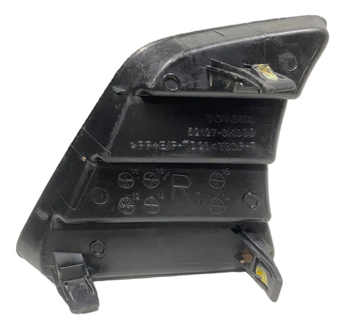 Moldura Parachoque Dianteiro Direito Hilux 2012 2025 Oem Preto Direito - Imagem 6