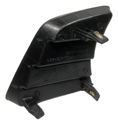 Moldura Parachoque Dianteiro Direito Hilux 2012 2025 Oem Preto Direito - Imagem 8