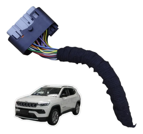 Conector Chicote Porta Dianteira Direita Jeep Compass 2022