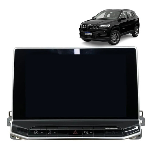 Central Multimídia Jeep Compass Commander 2022 A 2026 Orig Preto