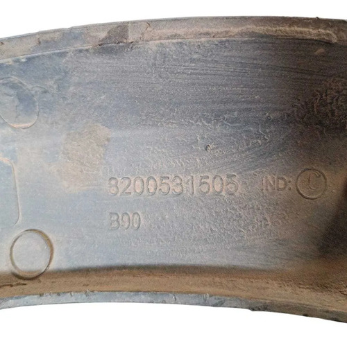 Moldura Paralama Esquerdo Sandero Stepway 2009 8200531505 Preto - Imagem 2