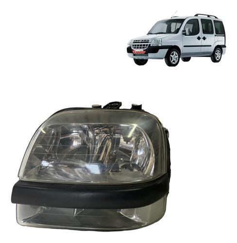 Farol Esquerdo Fiat Doblo 2001 A 2009 Original Esquerdo/motorista