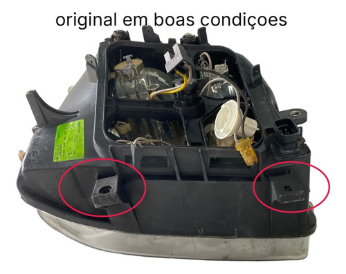 Farol Esquerdo Fiat Doblo 2001 A 2009 Original Esquerdo/motorista - Imagem 2