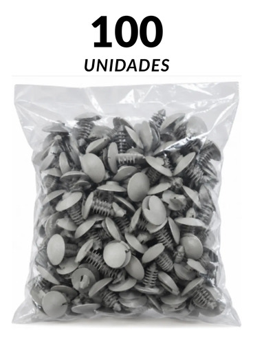 100 Presilhas Grampos Forro Da Porta Vw Gol G1 G2 G3 Voyage - Imagem 3