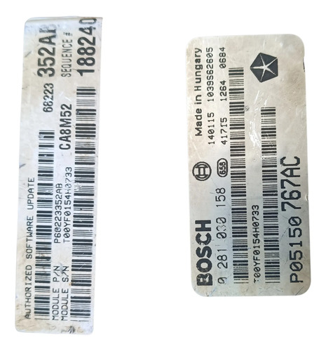 Módulo Injeção Bosch 0281030158 Jeep Gran Cherokee P05150767 - Imagem 8