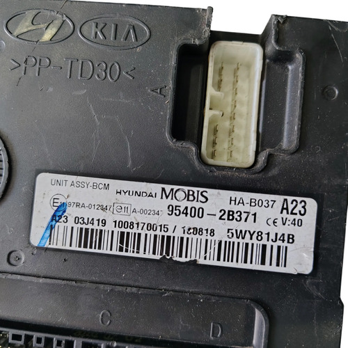 Modulo Bcm Kia Hyundai Codigo 95400-2b371 Original - Imagem 6