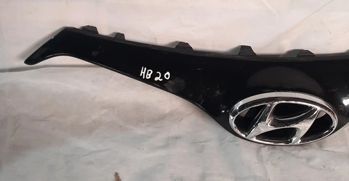 Grade Dianteira Hyundai Hb20 2013/2015 863511s010 Brilhante - Imagem 2