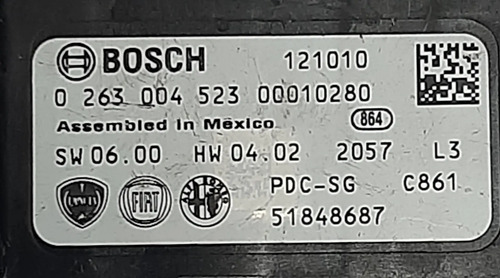 Módulo Sensor De Estacionamento Fiat Grand Siena 2012/2016 Preto - Imagem 3