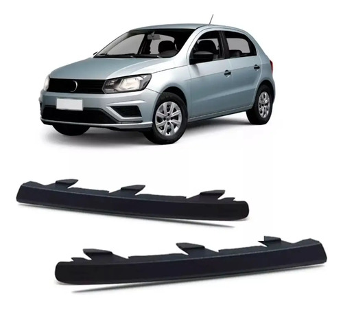 Moldura Parachoque Gol G8 2019 Lado Esquerdo - Imagem 2