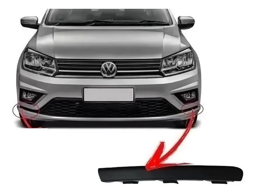 Moldura Parachoque Gol G8 2019 Lado Esquerdo - Imagem 3