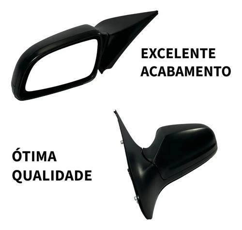 Retrovisor Externo Vectra 2006/2009 Elétrico Capa Preta Le - Imagem 2