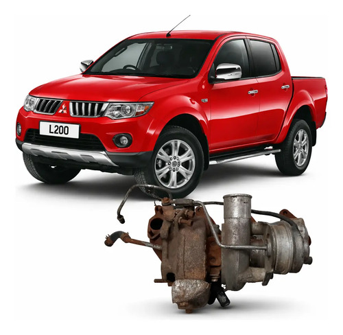 Turbina Mitsubishi L200 2.5 2004 2005 2006 /12 090519086 - Imagem 2