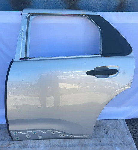 Porta Traseira Esquerda Citroen C4 Cactus 19/20  Traseira Esquerdo Prateado