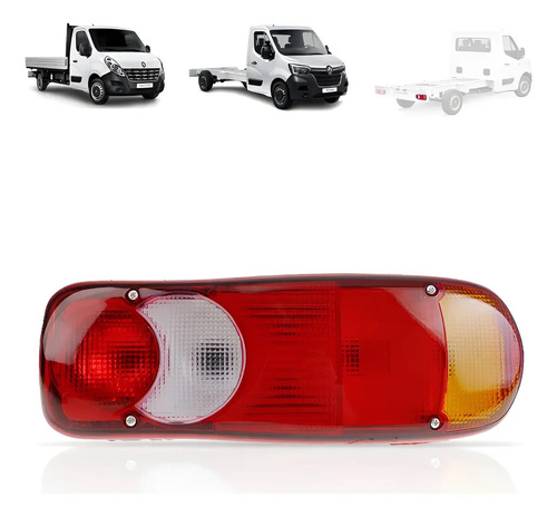Lanterna Traseira Renault Master Chassi Led Ld 2012/2022 Direito/passageiro