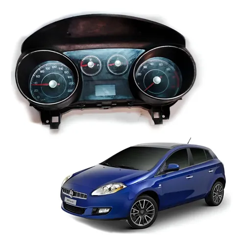 Painel De Instrumentos Fiat Bravo 1.8 2011 A 2016 Original Preto