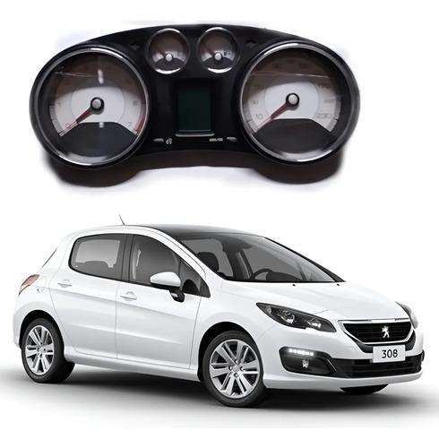 Painel De Instrumentos Peugeot 308/408 2007 A 2014 Original Preto