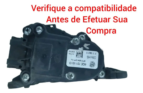 Pedal Acelerador Vw Gol Saveiro Voyage G5 A G7 2010 A 2017 - Imagem 5