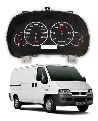 Painel De Instrumentos Fiat Ducato 2.3 2010 A 2015 Original Preto